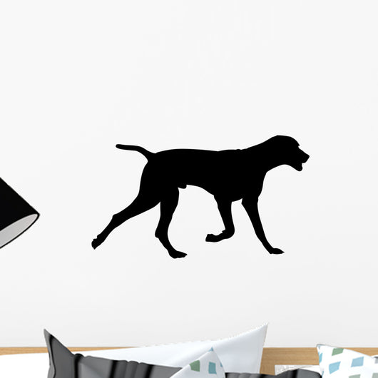 galloping dog silhouette Wall Decal