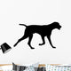 galloping dog silhouette Wall Decal