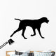 galloping dog silhouette Wall Decal