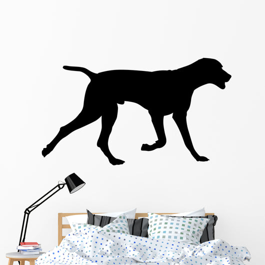 galloping dog silhouette Wall Decal