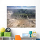 Walk way close to Iguazu falls on side of Brazil Wall Mural