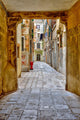 Narrow street in Venice 