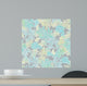 Vector Scattered Blue Green Wall Decal