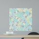 Vector Scattered Blue Green Wall Decal