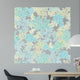 Vector Scattered Blue Green Wall Decal