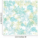 Vector Scattered Blue Green Wall Decal