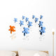 A winner in a group of runners Wall Decal