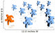 A winner in a group of runners Wall Decal