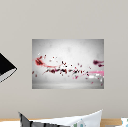 Flying Feathers Wall Decal