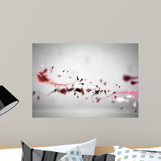 Flying Feathers Wall Decal