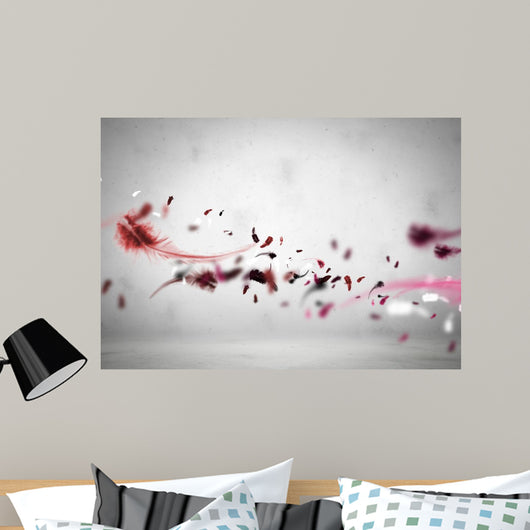 Flying Feathers Wall Decal