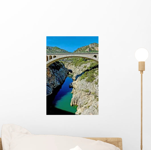 Bridge over Gorges L Wall Decal