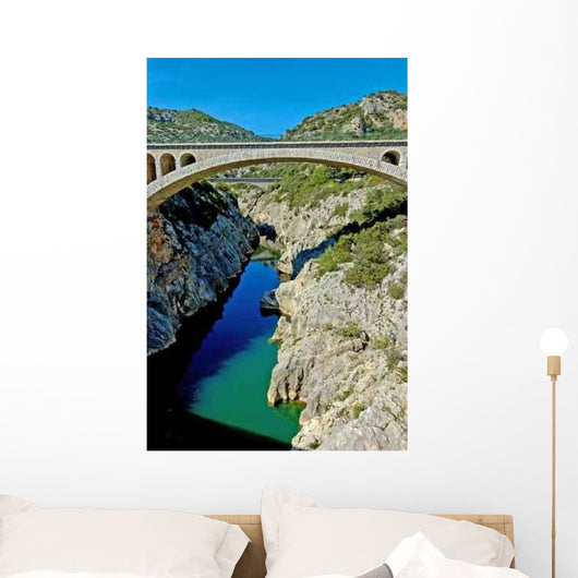Bridge over Gorges L Wall Decal