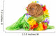 Hula Dog Wall Decal