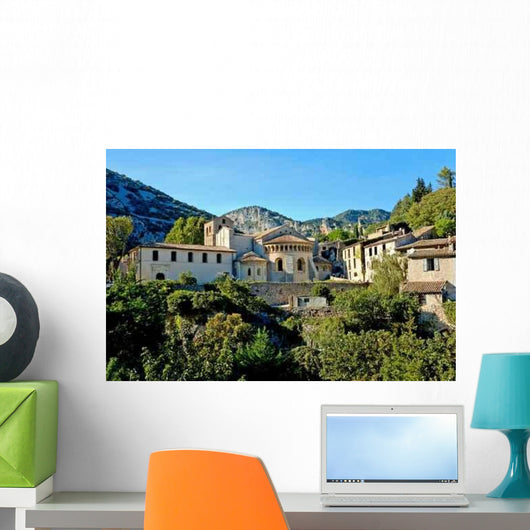 Village Saint Guilhem Le Wall Decal Design 1