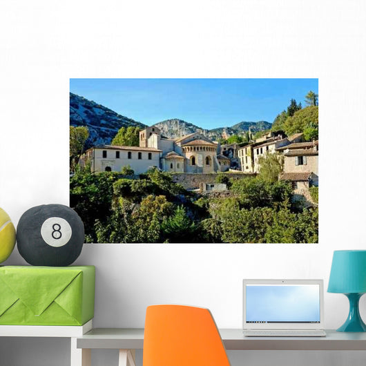 Village Saint Guilhem Le Wall Decal Design 1