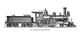 American locomotive Wall Decal