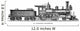 American locomotive Wall Decal