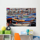 barques au port Wall Mural