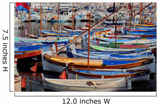 barques au port Wall Mural