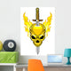 Flaming Skull and Sword 