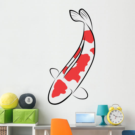 Koi Fish Vector Wall Decal