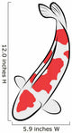 Koi Fish Vector Wall Decal
