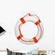 Life preserver with red rope Wall Decal