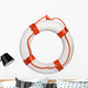 Life preserver with red rope Wall Decal