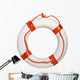 Life preserver with red rope Wall Decal