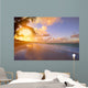 Art Beautiful sunrise over the tropical beach 