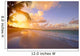 Art Beautiful sunrise over the tropical beach 