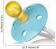 Blue Babys Pacifier 
