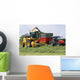 Tractor and Forage Harvester Wall Decal