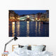 The Rialto Bridge in Venice by night Wall Mural