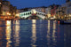The Rialto Bridge in Venice by night Wall Mural