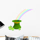 The Rainbow Growing From a Green Hat Wall Decal