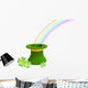 The Rainbow Growing From a Green Hat Wall Decal