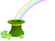 The Rainbow Growing From a Green Hat Wall Decal