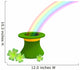 The Rainbow Growing From a Green Hat Wall Decal