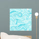 Abstract Wave Pattern for Wall Decal