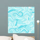 Abstract Wave Pattern for Wall Decal