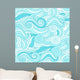 Abstract Wave Pattern for Wall Decal