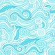 Abstract Wave Pattern for Wall Decal