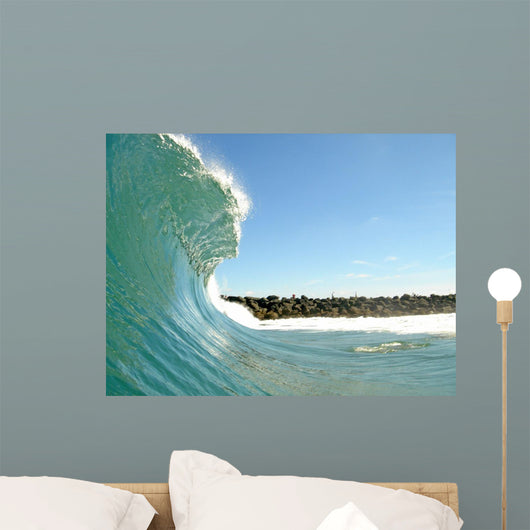 vague vue de l'eau Wall Mural