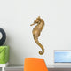 Side view of a Common Seahorse, Hippocampus kuda 