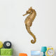 Side view of a Common Seahorse, Hippocampus kuda 
