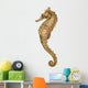 Side view of a Common Seahorse, Hippocampus kuda 