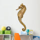 Side view of a Common Seahorse, Hippocampus kuda 
