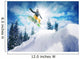 Snowboarder Jump against Sky Wall Decal